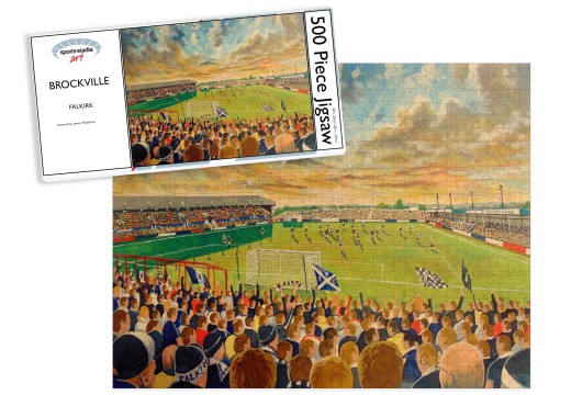 Brockville Stadium Fine Art Jigsaw Puzzle - Falkirk FC